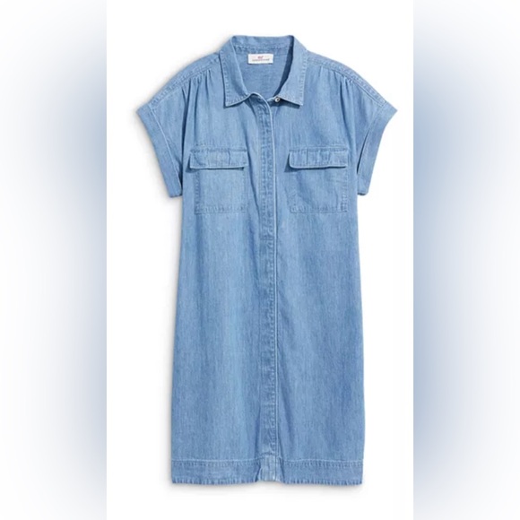 Vineyard Vines Chambray Shirtdress [S] - Picture 5 of 12